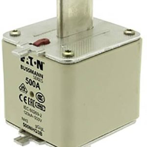 Eaton 500NHG3B NH-zekering Met mechanische beveiligingsweergave Afmeting zekering : 3 500 A 500 V 3 stuk(s) Eaton 500NHG3B NH-zekering Met mechanische beveiligingsweergave Afmeting zekering : 3 500 A 500 V 3 stuk(s)