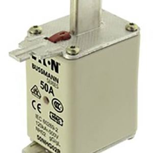 Eaton 50NHG02B NH-zekering Met mechanische beveiligingsweergave Afmeting zekering : D02 50 A 500 V 3 stuk(s) Eaton 50NHG02B NH-zekering Met mechanische beveiligingsweergave Afmeting zekering : D02 50 A 500 V 3 stuk(s)