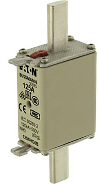 Eaton 63NHG0B NH-zekering Met mechanische beveiligingsweergave Afmeting zekering : 0 63 A 500 V 3 stuk(s)