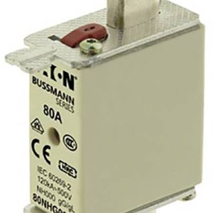 Eaton 80NHG000B NH-zekering Met mechanische beveiligingsweergave Afmeting zekering : 000 80 A 500 V 3 stuk(s) Eaton 80NHG000B NH-zekering Met mechanische beveiligingsweergave Afmeting zekering : 000 80 A 500 V 3 stuk(s)