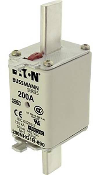 Eaton 200NHG1B-690 NH-zekering Met mechanische beveiligingsweergave Afmeting zekering : 1 200 A 690 3 stuk(s)