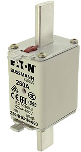 Eaton 224NHG1B-690 NH-zekering Met mechanische beveiligingsweergave Afmeting zekering : 1 224 A 690 3 stuk(s)