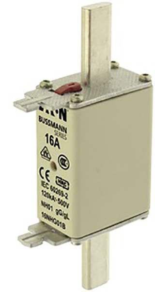 Eaton 6NHG01B NH-zekering Met mechanische beveiligingsweergave Afmeting zekering : 1 6 A 500 V 3 stuk(s)