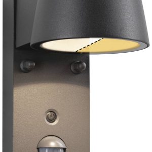 Paulmann Capea 2200K-3000K PIR 94714 Buitenlamp (wand) LED 6 W Zwart Paulmann Capea 2200K-3000K PIR 94714 Buitenlamp (wand) LED 6 W Zwart