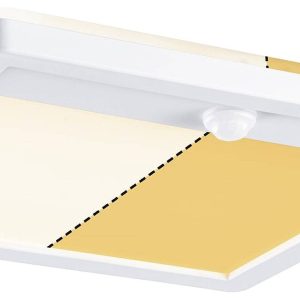 Paulmann 94707 Lamina PIR 2200K eck. Weiß LED-plafondlamp LED 14 W Wit