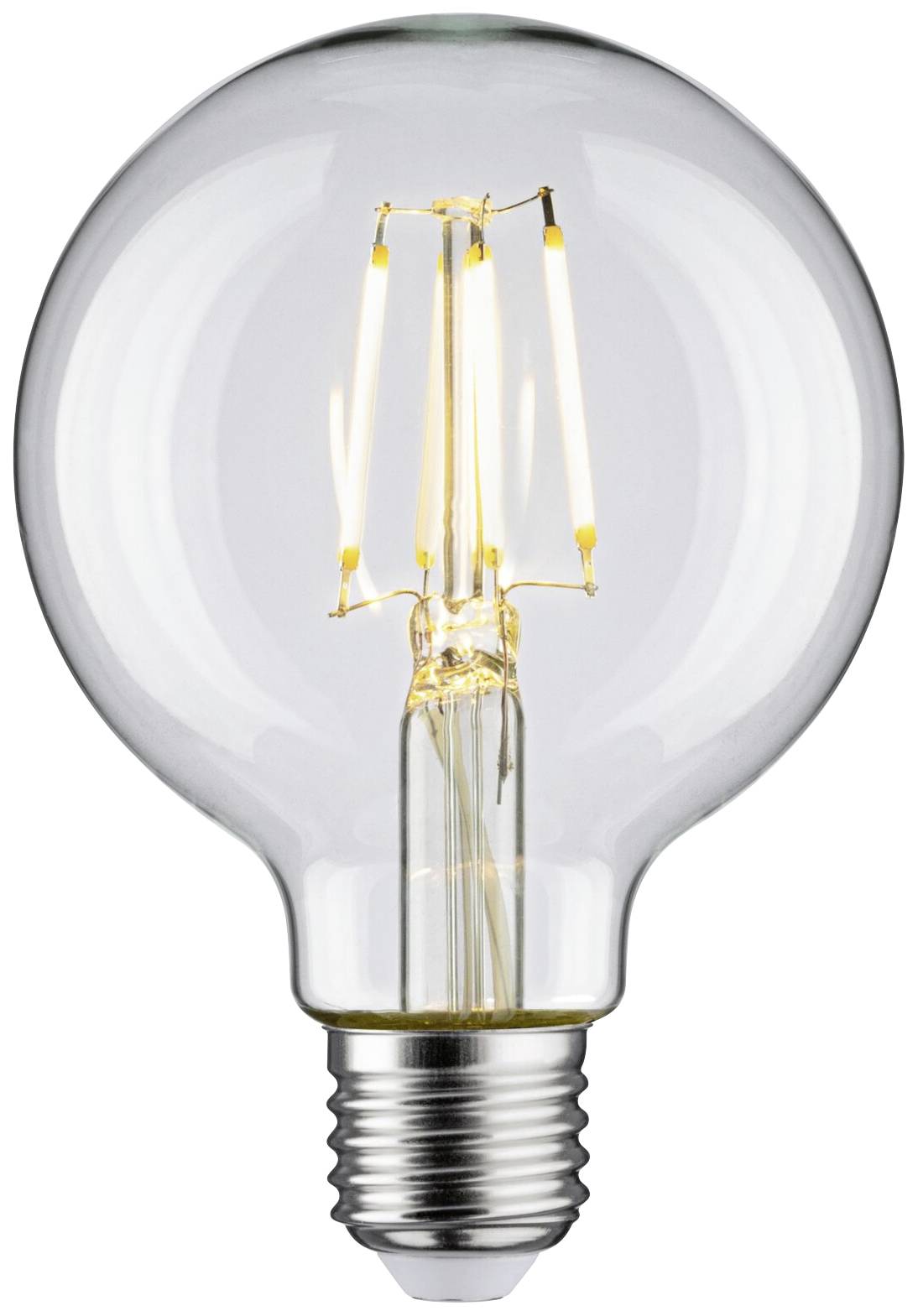 Paulmann 28954 LED-lamp Energielabel F (A - G) E27 Globe 4.8 W = 40 W Warmwit (Ø x h) 80 mm x 120 mm 1 stuk(s)