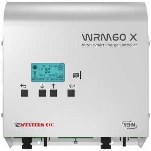 Western Co. Solarladeregler MPPT Western WRM60 X M Laadregelaar voor zonne-energie MPPT 24 V, 48 V 60 A Western Co. Solarladeregler MPPT Western WRM60 X M Laadregelaar voor zonne-energie MPPT 24 V, 48 V 60 A