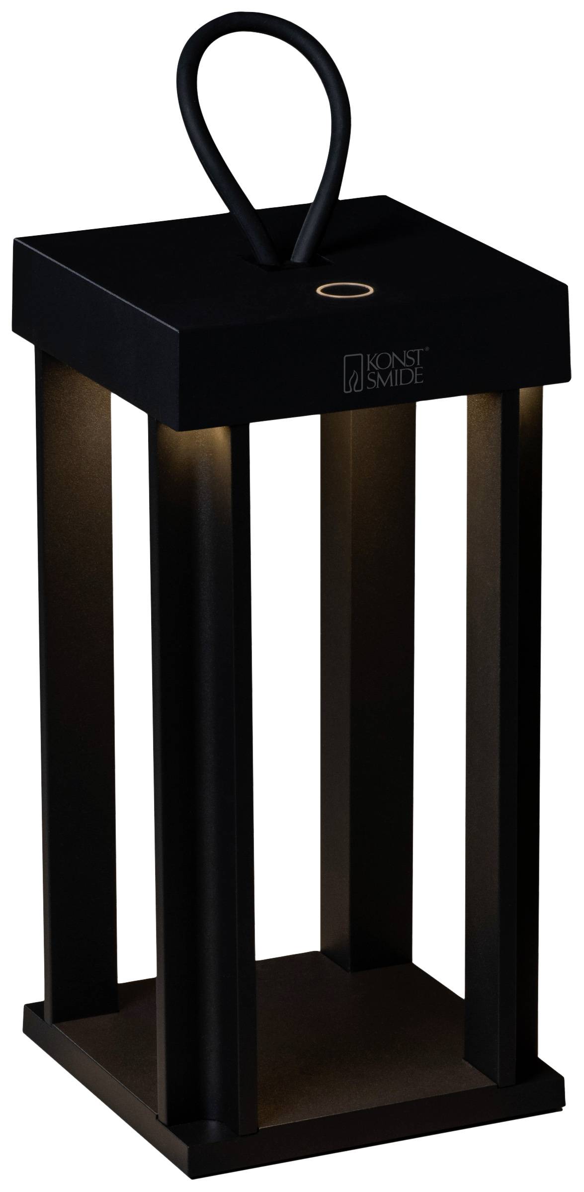 Konstsmide Cannes schwarz 7819-750 LED-lantaarn LED 2.2 W Zwart