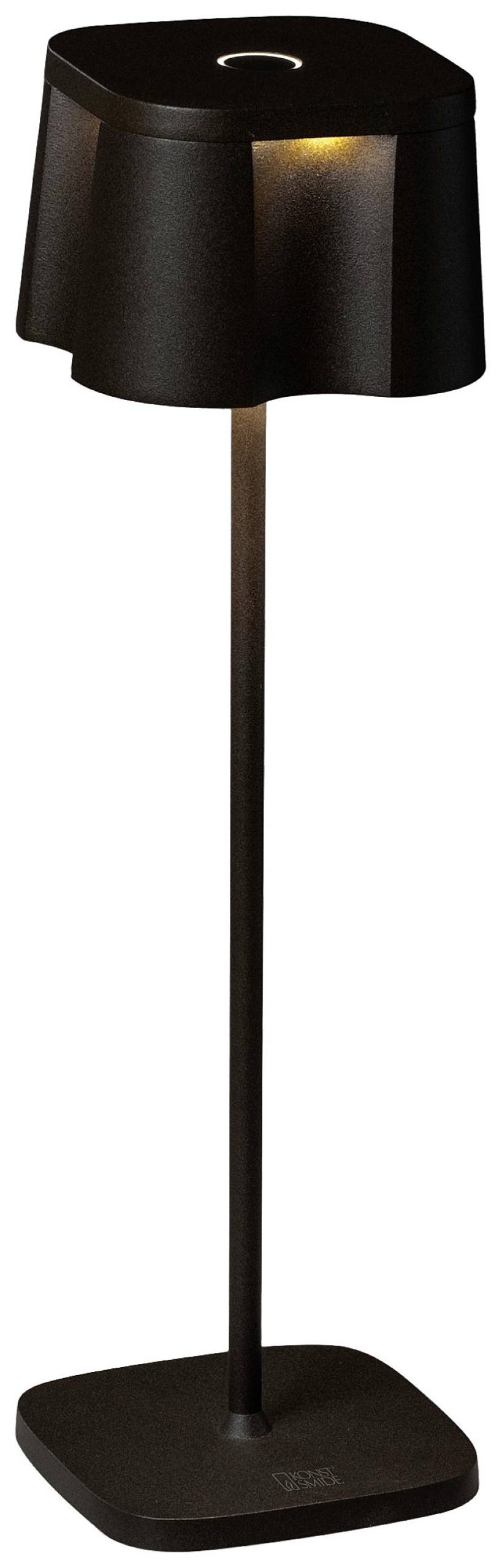 Konstsmide 7818-750 Nice schwarz LED-tafellamp voor buiten 2.5 W Warmwit Zwart
