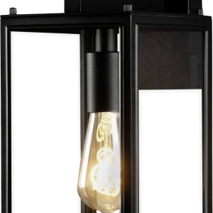 Konstsmide Carpi schwarz 7352-750 Buitenlamp (wand) E27 Zwart Konstsmide Carpi schwarz 7352-750 Buitenlamp (wand) E27 Zwart