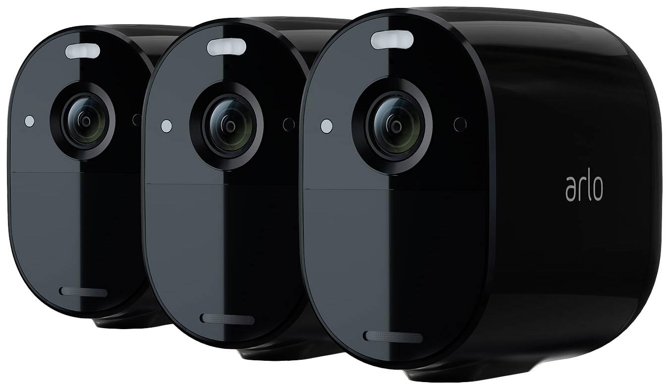 ARLO Essential Spotlight VMC2330B-100EUS IP-Bewakingscameraset WiFi Met 3 camera's 1920 x 1080 Pixel