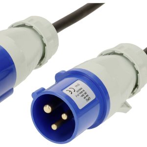 Max Hauri 165376 Stroom Verlengkabel 16 A Blauw, Zwart 25 m H07RN-F 3G 1,5 mm² UV-bestendig, Oliebestendig, Flexibel, Zu Max Hauri 165376 Stroom Verlengkabel 16 A Blauw, Zwart 25 m H07RN-F 3G 1,5 mm² UV-bestendig, Oliebestendig, Flexibel, Zu