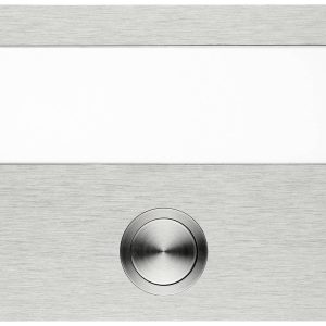 Grothe 55640 Bel Met naambord RVS