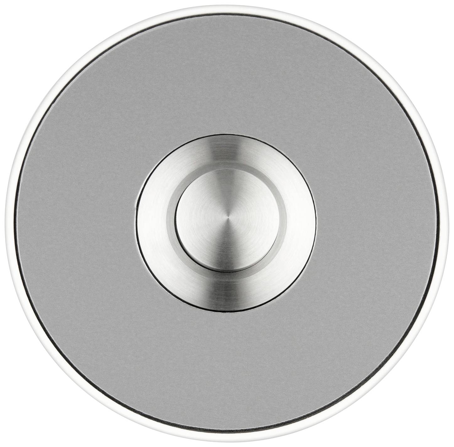 Grothe 64190 Bel RVS-look, Wit