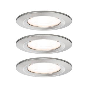 Paulmann Inbouwlamp voor badkamer Set van 3 stuks 19.5 W IJzer (geborsteld) Paulmann Inbouwlamp voor badkamer Set van 3 stuks 19.5 W IJzer (geborsteld)