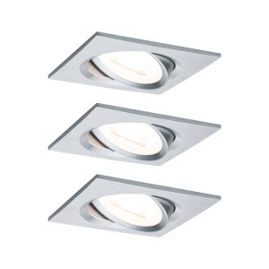 Paulmann 93474 Inbouwlamp LED GU10 19.5 W Aluminium (gedraaid) Paulmann 93474 Inbouwlamp LED GU10 19.5 W Aluminium (gedraaid)