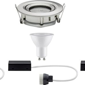 Paulmann Inbouwlamp voor badkamer Set van 3 stuks 21 W IJzer (geborsteld) Paulmann Inbouwlamp voor badkamer Set van 3 stuks 21 W IJzer (geborsteld)