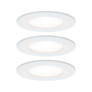 Paulmann Inbouwlamp voor badkamer Set van 3 stuks 19.5 W Wit (mat) Paulmann Inbouwlamp voor badkamer Set van 3 stuks 19.5 W Wit (mat)