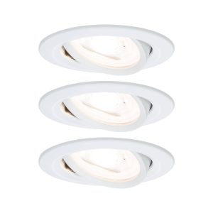 Paulmann 93467 Inbouwlamp Set van 3 stuks LED GU10 19.5 W Wit (mat) Paulmann 93467 Inbouwlamp Set van 3 stuks LED GU10 19.5 W Wit (mat)