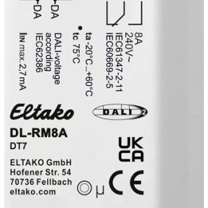 Eltako DL-RM8A Schakelactor Inbouw (in muur) Schakelvermogen (max.) 1000 W Eltako DL-RM8A Schakelactor Inbouw (in muur) Schakelvermogen (max.) 1000 W
