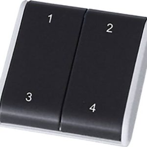 Eltako FHS4-al/anso Handzender Draadloos 4-kanaals Bereik max. (in het vrije veld) 30 m Eltako FHS4-al/anso Handzender Draadloos 4-kanaals Bereik max. (in het vrije veld) 30 m