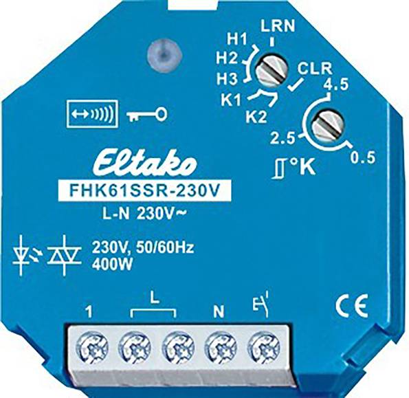 Eltako FHK61SSR-230V Actor Draadloos Inbouw (in muur)