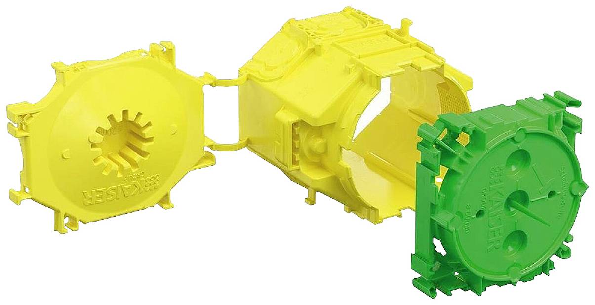 Kaiser Elektro 1265-01 Apparaat-verbindingsdoos Halogeenvrij (l x b) 94 mm x 75 mm 20 stuk(s)
