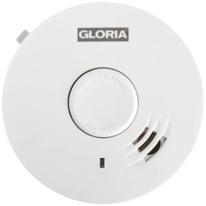 Gloria R-10 Rookmelder Incl. batterij (10 jaar) werkt op batterijen (Ø x h) 104 mm x 40 mm Gloria R-10 Rookmelder Incl. batterij (10 jaar) werkt op batterijen (Ø x h) 104 mm x 40 mm