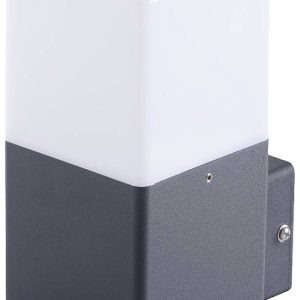 Kanlux VADRA 16L-UP 29010 Buitenlamp (wand) LED, Gloeilamp, Compacte fluorescentielamp E27 Antraciet