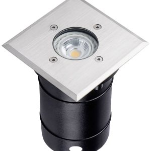 Kanlux BERG DL-10L 7173 Vloerinbouwlamp Par 16, GU10 LED RVS