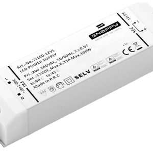 Dehner Elektronik SS 100-12VL LED-transformator, LED-driver Constante spanning 100 W 8.3 A 12 V/DC Overbelastingsbescher Dehner Elektronik SS 100-12VL LED-transformator, LED-driver Constante spanning 100 W 8.3 A 12 V/DC Overbelastingsbescher