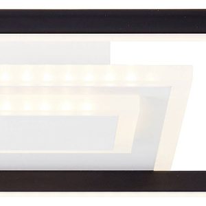 Brilliant G99785/76 Iorgo LED-plafondlamp LED 40 W Zwart Brilliant G99785/76 Iorgo LED-plafondlamp LED 40 W Zwart