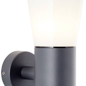 Brilliant Cliffi 96475/63 Buitenlamp (wand) E27 Antraciet Brilliant Cliffi 96475/63 Buitenlamp (wand) E27 Antraciet