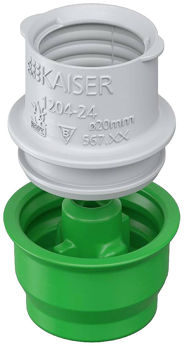 Kaiser Elektro 1204-24 Eind- en overgangstule (Ø x h) 30 mm x 32 mm 25 stuk(s)