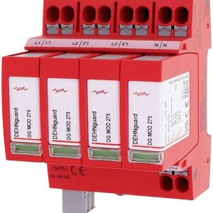 DEHN 942405 DG MP TNS 275 FM Overspanningsafleider Overspanningsbeveiliging voor: Verdeelkast 20 kA 1 stuk(s) DEHN 942405 DG MP TNS 275 FM Overspanningsafleider Overspanningsbeveiliging voor: Verdeelkast 20 kA 1 stuk(s)
