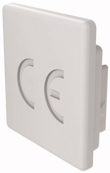 Eaton EP-501077 Eindkap voor 3-faserails van 16 mm² van de series EVGK en GVK 10 stuks End cap Lichtgrijs 10 stuk(s)