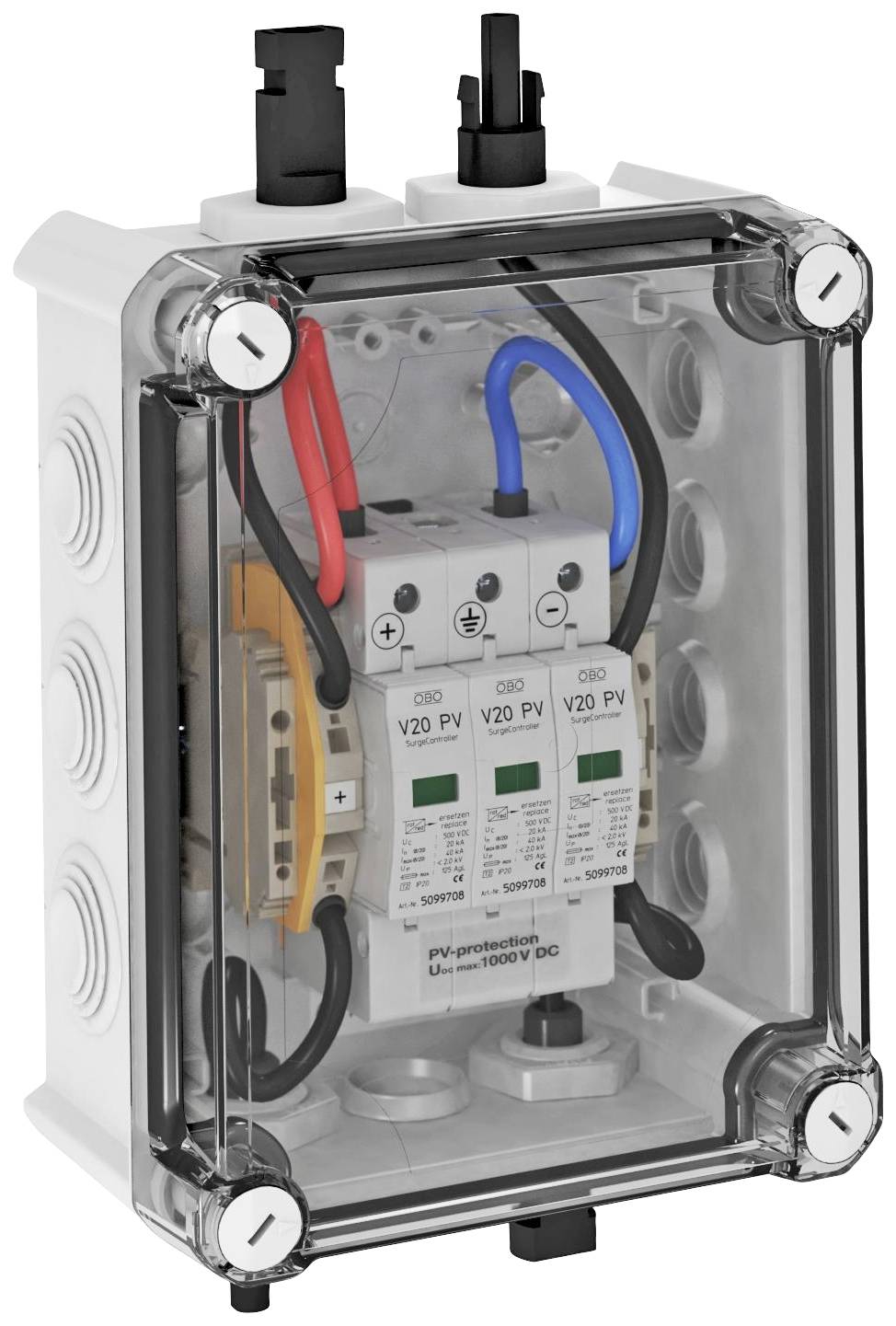 OBO Bettermann 5088554 PVG-C1000S100 Behuizing voor overspanningsafleider 1 stuk(s)