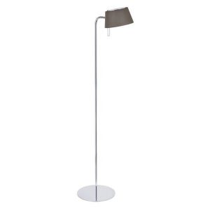 Brumberg 58120150 58120150 Staande lamp Hoogvoltage halogeenlamp G9 48 W Nikkel, Bruin