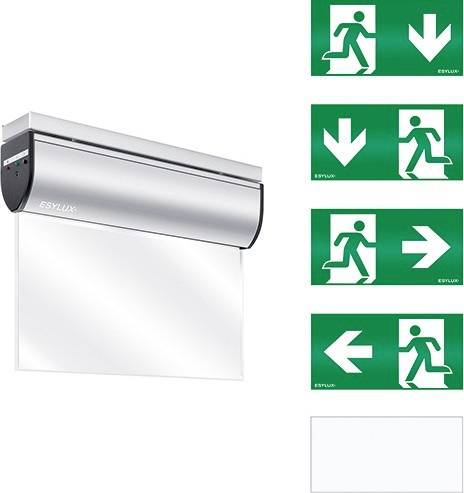 ESYLUX EN10031663 Vluchtwegverlichting Plafondmontage Naar boven, Links, Rechts, Naar beneden