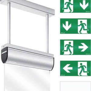 ESYLUX EN10031595 Vluchtwegverlichting Pendelmontage Naar boven, Links, Rechts, Naar beneden