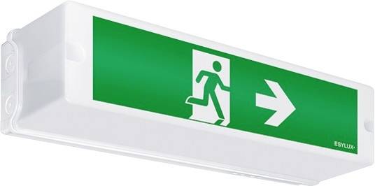 ESYLUX EN10032660 Vluchtwegverlichting Plafondmontage Rechts