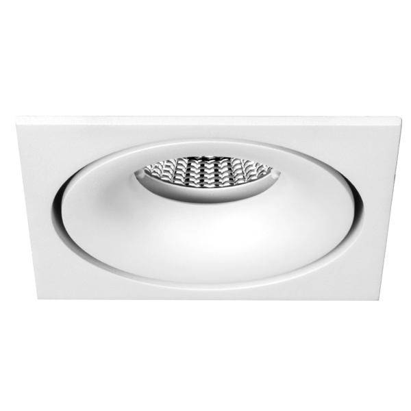 Brumberg 12408083 12408083 LED-in- en opbouwspot LED LED vast ingebouwd 13.6 W Zwart