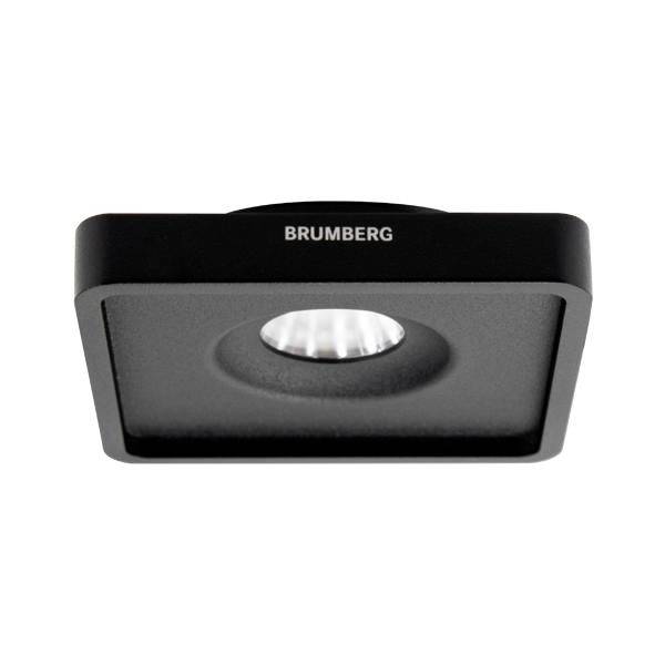 Brumberg 12227183 12227183 LED-in- en opbouwspot LED LED vast ingebouwd 11.4 W Zwart
