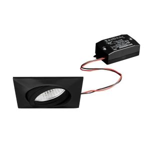 Brumberg 38142083 38142083 LED-in- en opbouwspot LED 6 W Zwart