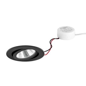 Brumberg 40363183 40363183 LED-in- en opbouwspot LED 6 W Zwart Brumberg 40363183 40363183 LED-in- en opbouwspot LED 6 W Zwart