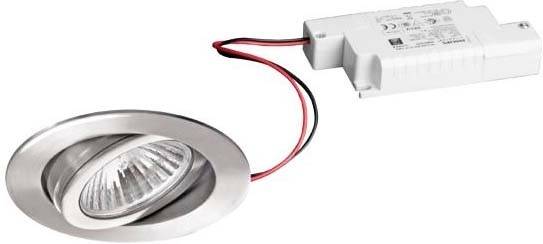 Brumberg 39147223 39147223 LED-in- en opbouwspot LED 6 W Zilver