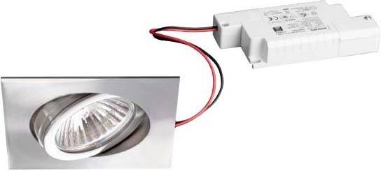Brumberg 39148223 39148223 LED-in- en opbouwspot LED 6 W Zilver