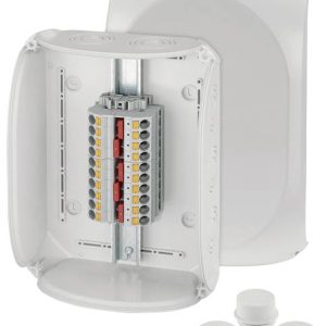 Hensel 62000422 Aftakdoos Met schroefklemmen, Halogeenvrij (l x b) 295 mm x 225 mm 1 stuk(s) Hensel 62000422 Aftakdoos Met schroefklemmen, Halogeenvrij (l x b) 295 mm x 225 mm 1 stuk(s)