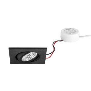 Brumberg 40365183 40365183 LED-in- en opbouwspot LED 6 W Zwart Brumberg 40365183 40365183 LED-in- en opbouwspot LED 6 W Zwart