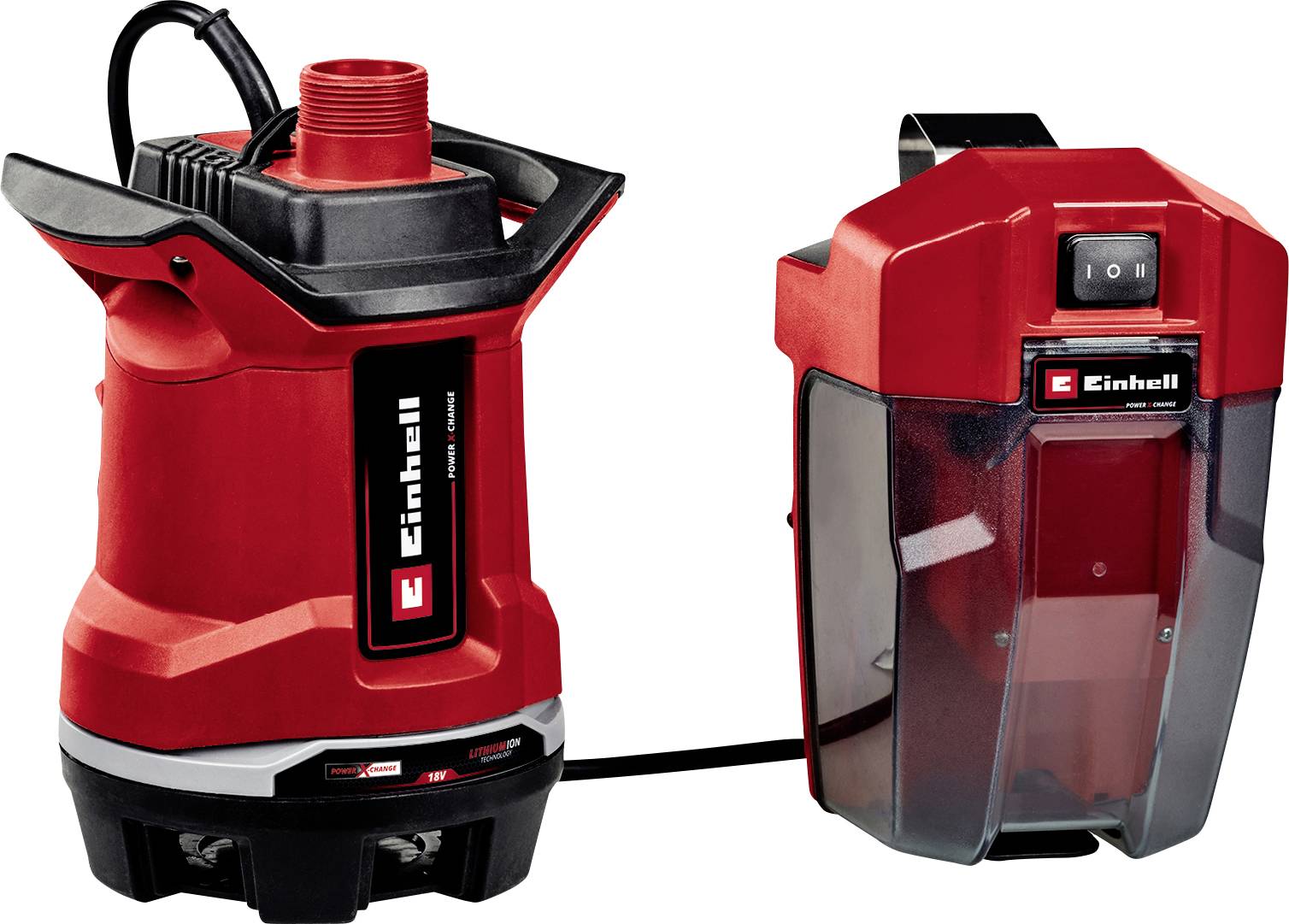 Einhell 4181580 Power X-Change GE-DP 18/25 Li - Solo Dompelpomp voor vervuild water Met meerdere standen 7500 l/h 5 m